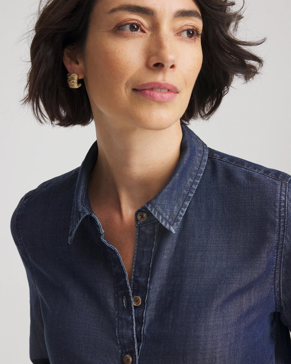 Tencel™ Classic-Fit Denim Tunic - Chico's