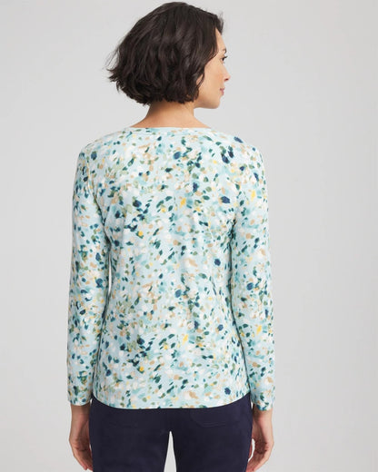 Printed Touch of Cool™ Layering Tee - Chico's