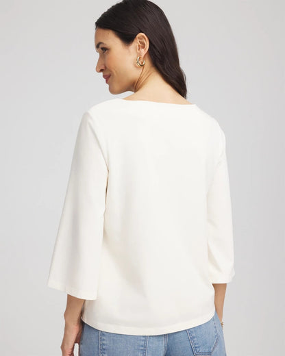 Soutache Embroidered Wildflower Top - Chico's