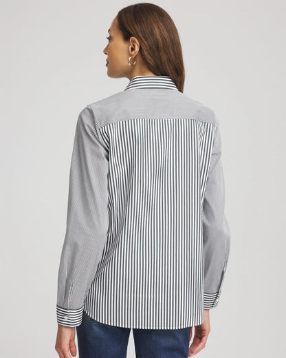 No Iron™ Colorblock Striped Shirt - Chico's