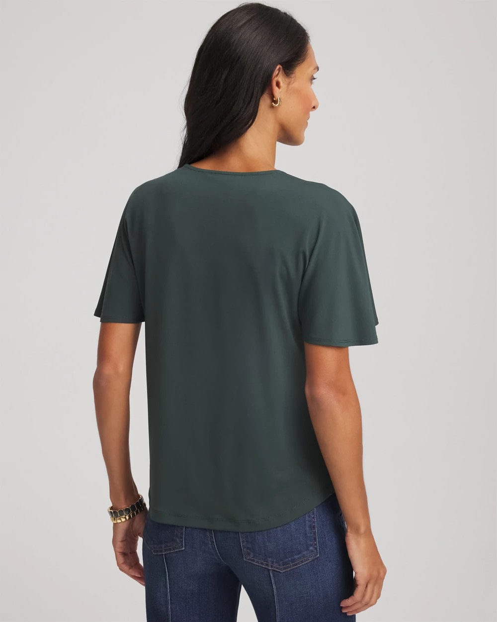 Jersey Knit Cowlneck Tee - Chico's