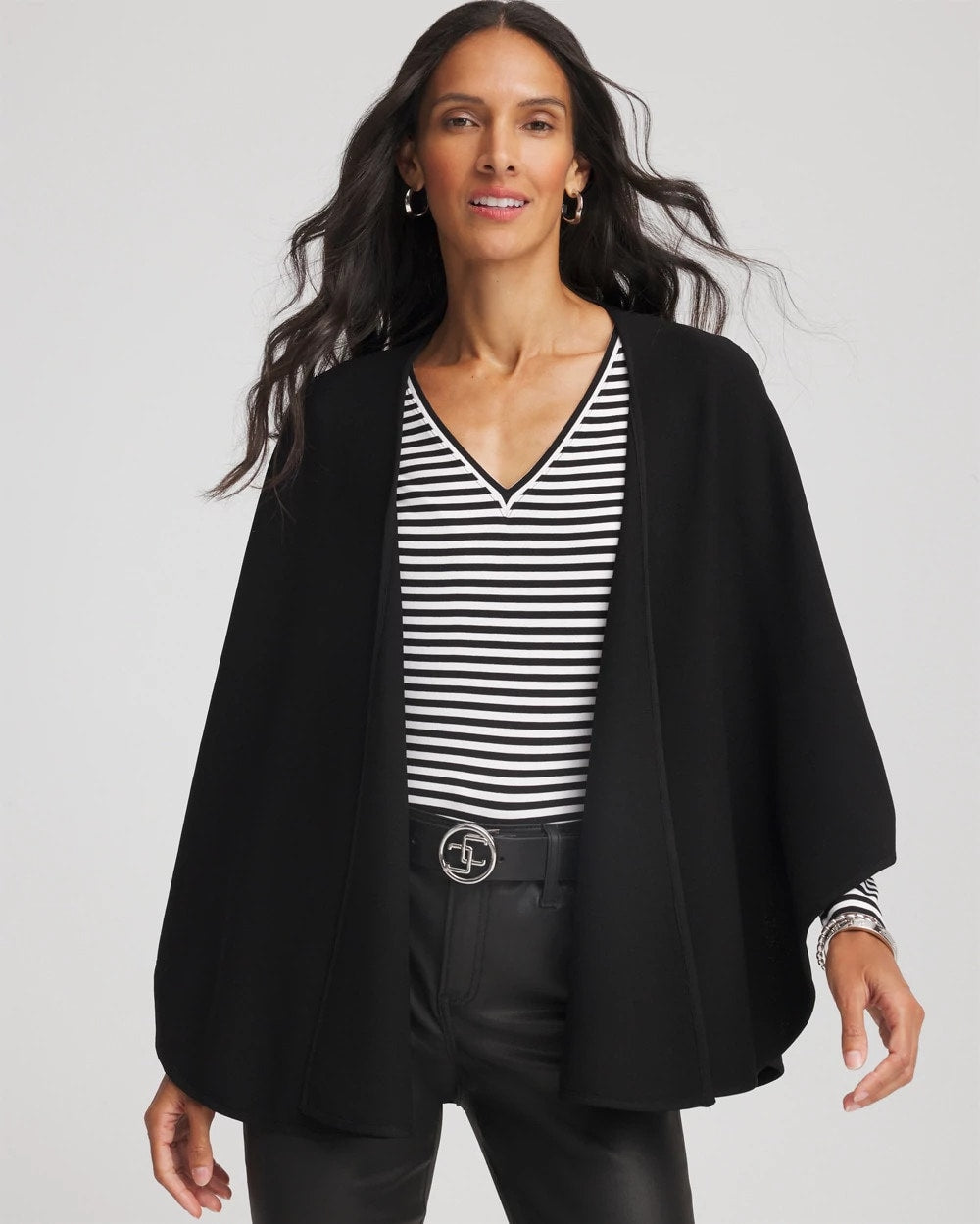 Crepe Open-Front Ruana - Chico's