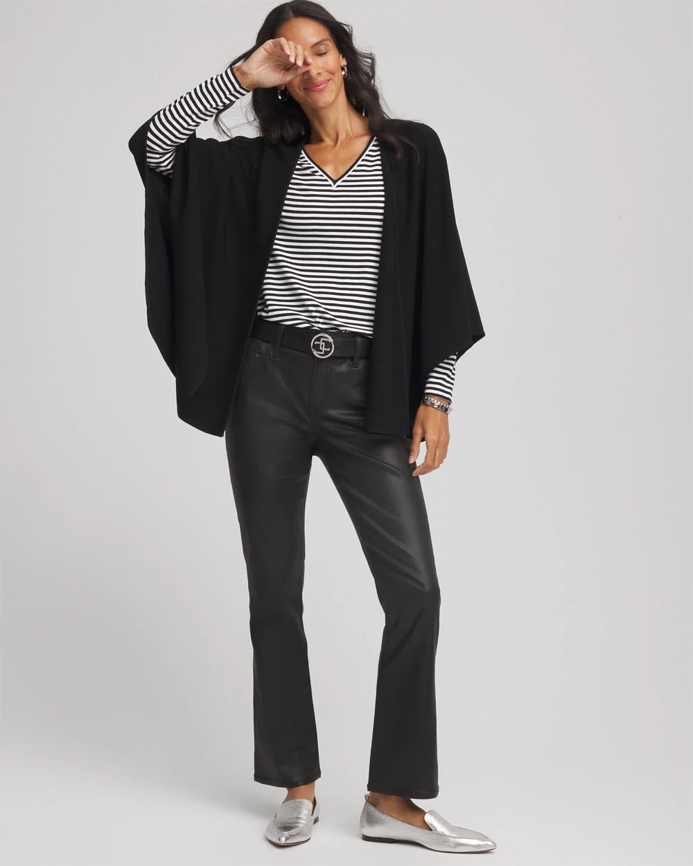 Crepe Open-Front Ruana - Chico's