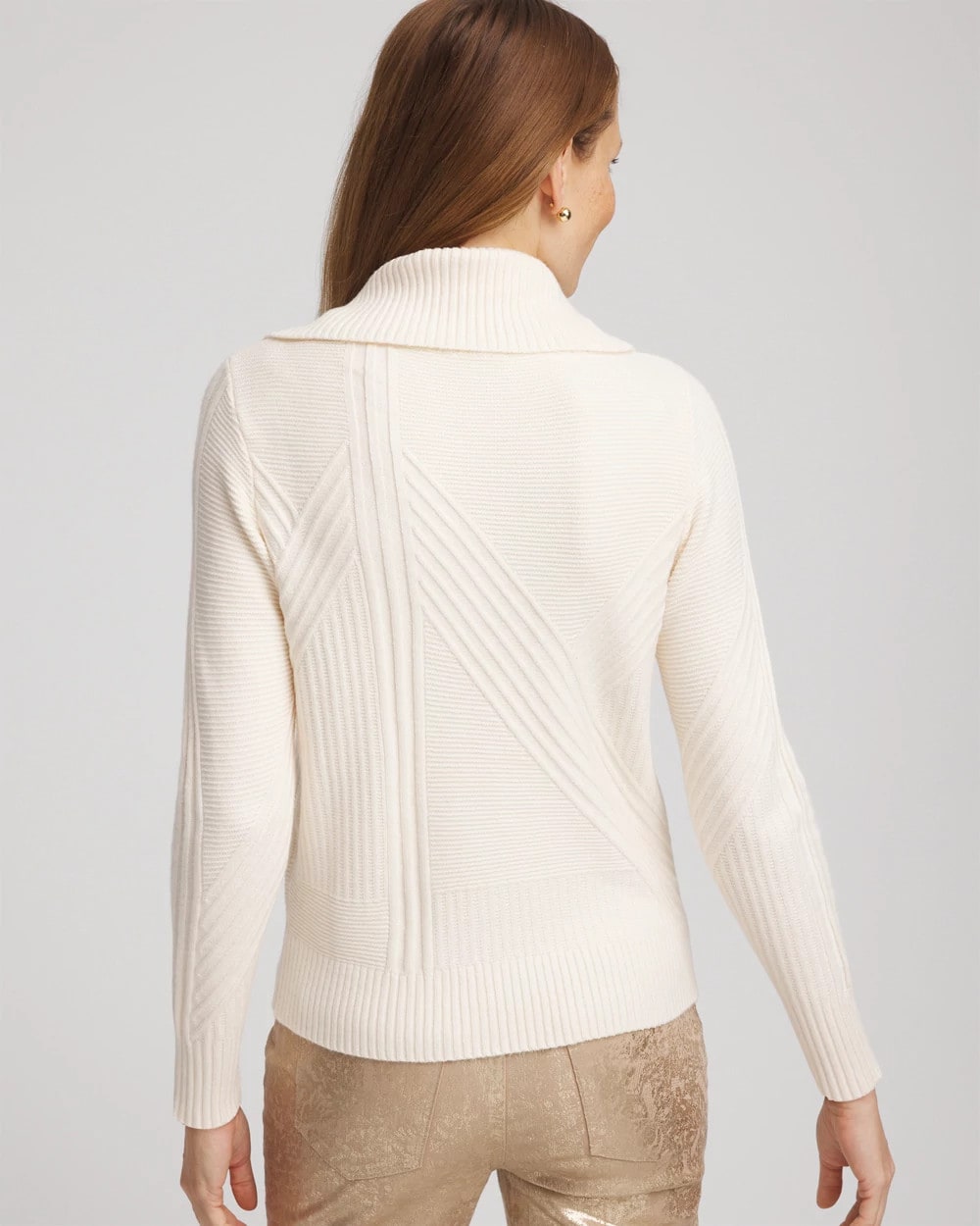 Ribbed Cowlneck Sweater - Chico's