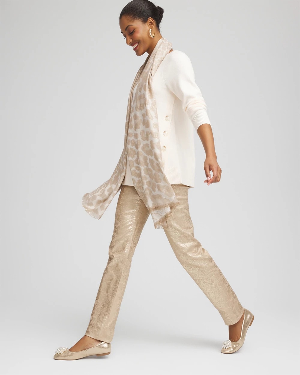 Button Tunic Sweater - Chico's