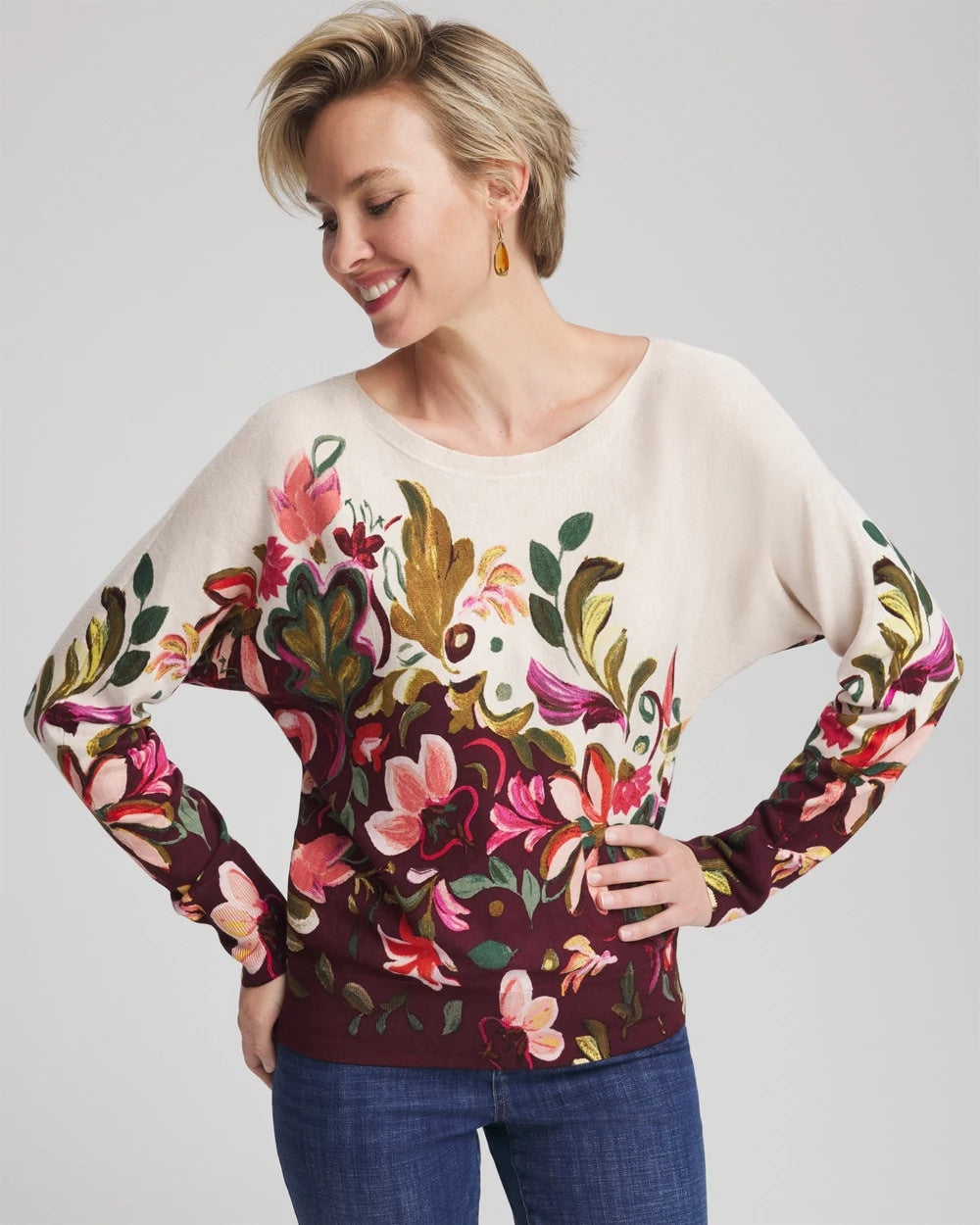 Ella Dolman Pullover Sweater - Chico's