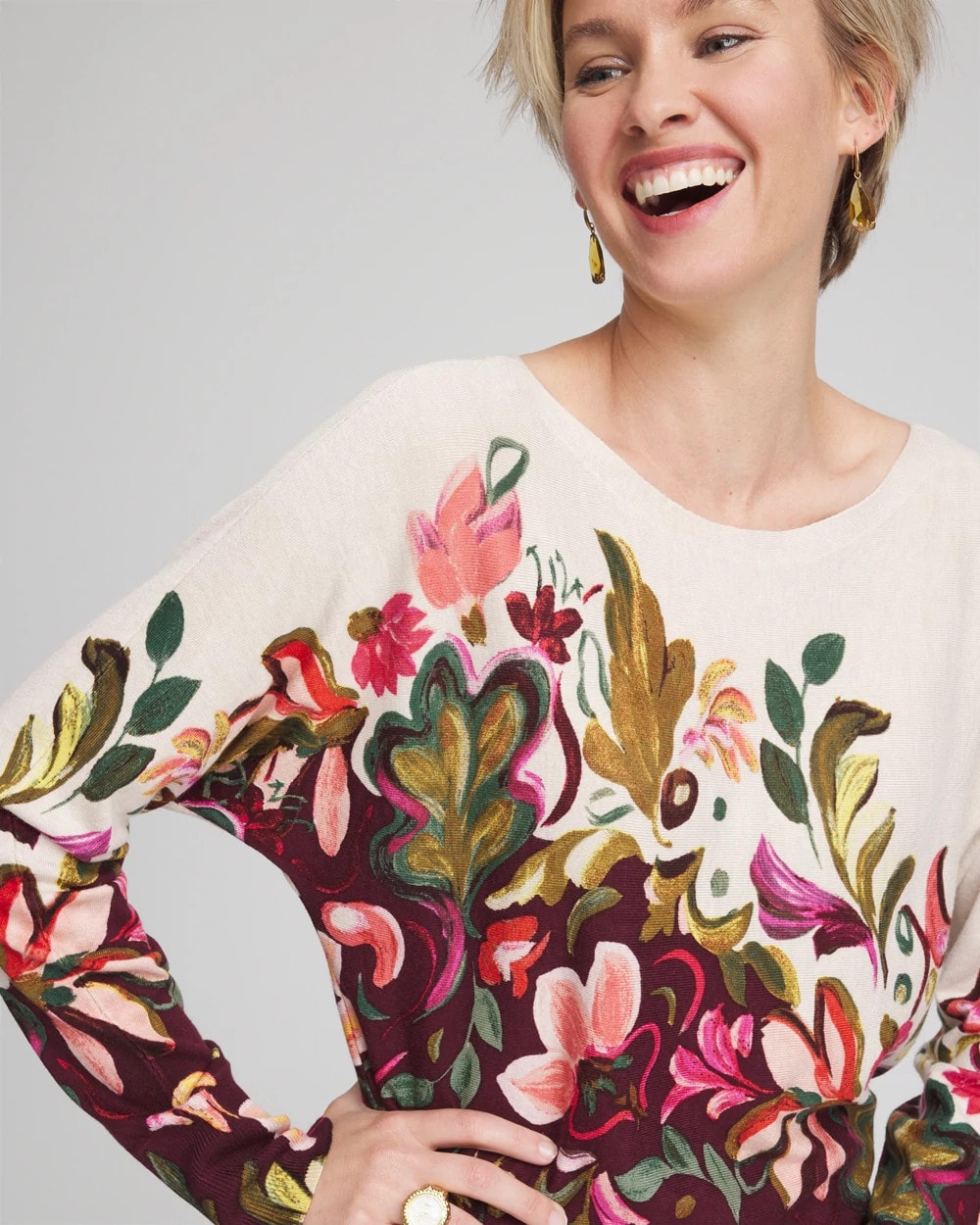 Ella Dolman Pullover Sweater - Chico's