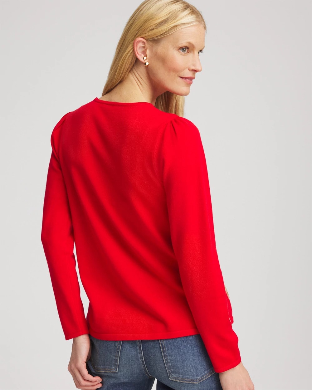 V-Day Embroidered Heart Pullover - Chico's