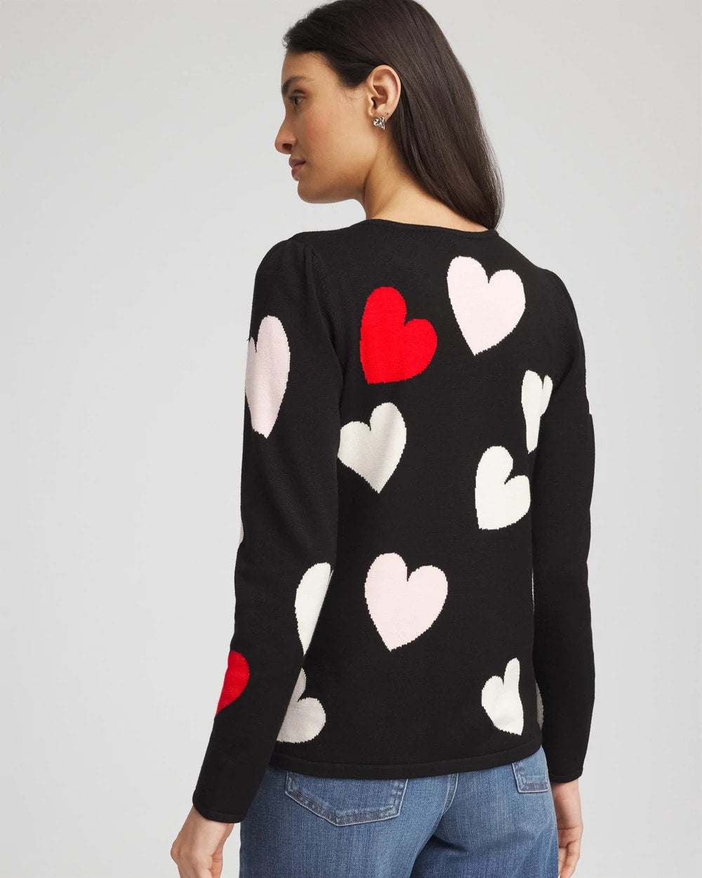 V-Day Multi-Heart Pullover - Chico's