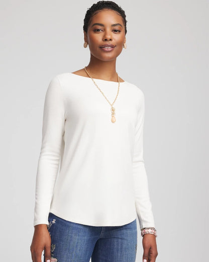 Ella Bateau Pullover Sweater - Chico's
