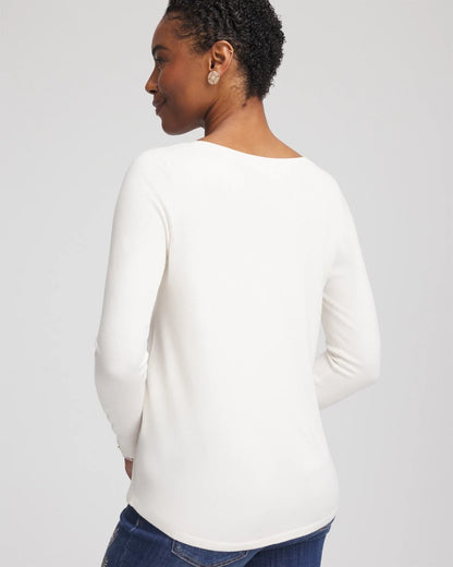Ella Bateau Pullover Sweater - Chico's