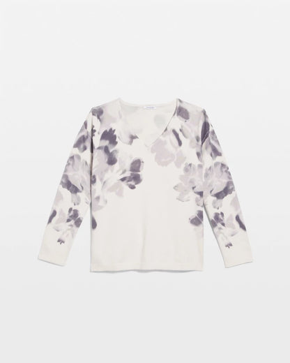 Printed V-Neck Sweater - Chico's
