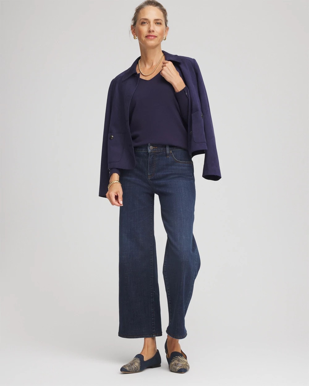 Ella V-Neck Pullover Sweater - Chico's