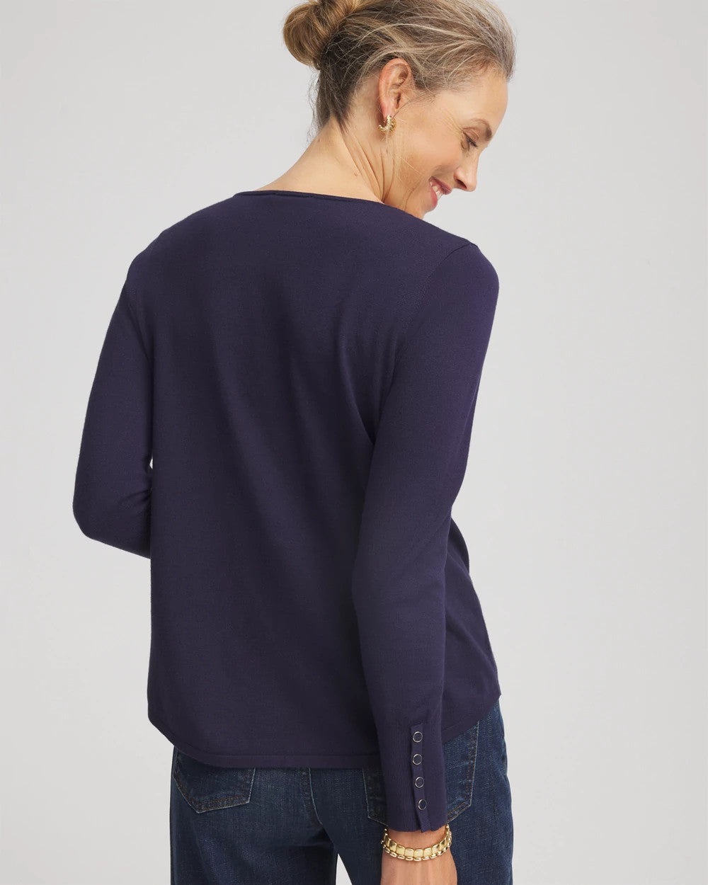 Ella V-Neck Pullover Sweater - Chico's