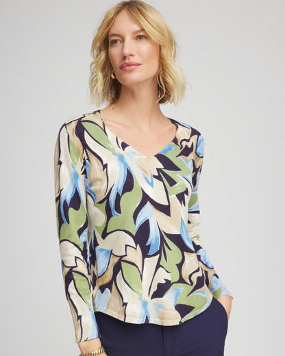 Ella Bloom V-Neck Pullover Sweater - Chico's