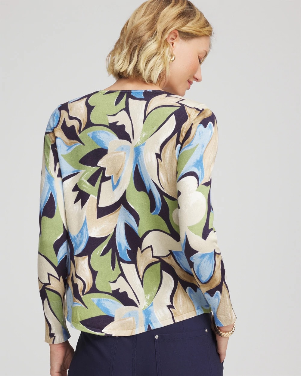 Ella Bloom V-Neck Pullover Sweater - Chico's