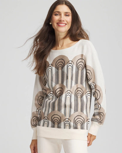 Art Deco Dolman Pullover Sweater - Chico's