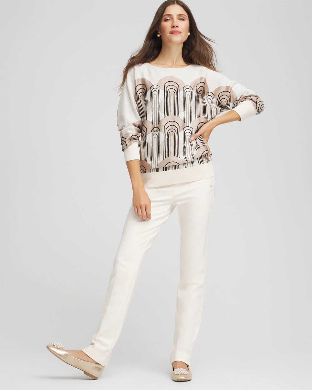Art Deco Dolman Pullover Sweater - Chico's
