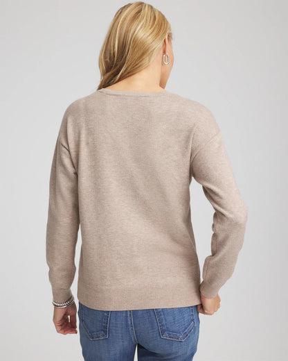 Floral Sequined Pullover - Chico's