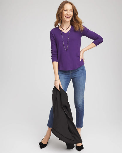 Ella V-Neck Pullover Sweater - Chico's