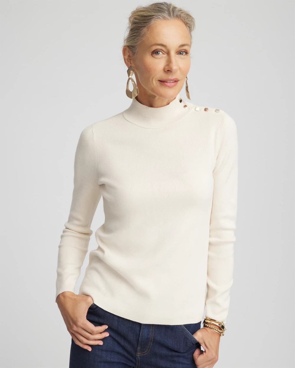 Ella Mockneck Sweater - Chico's