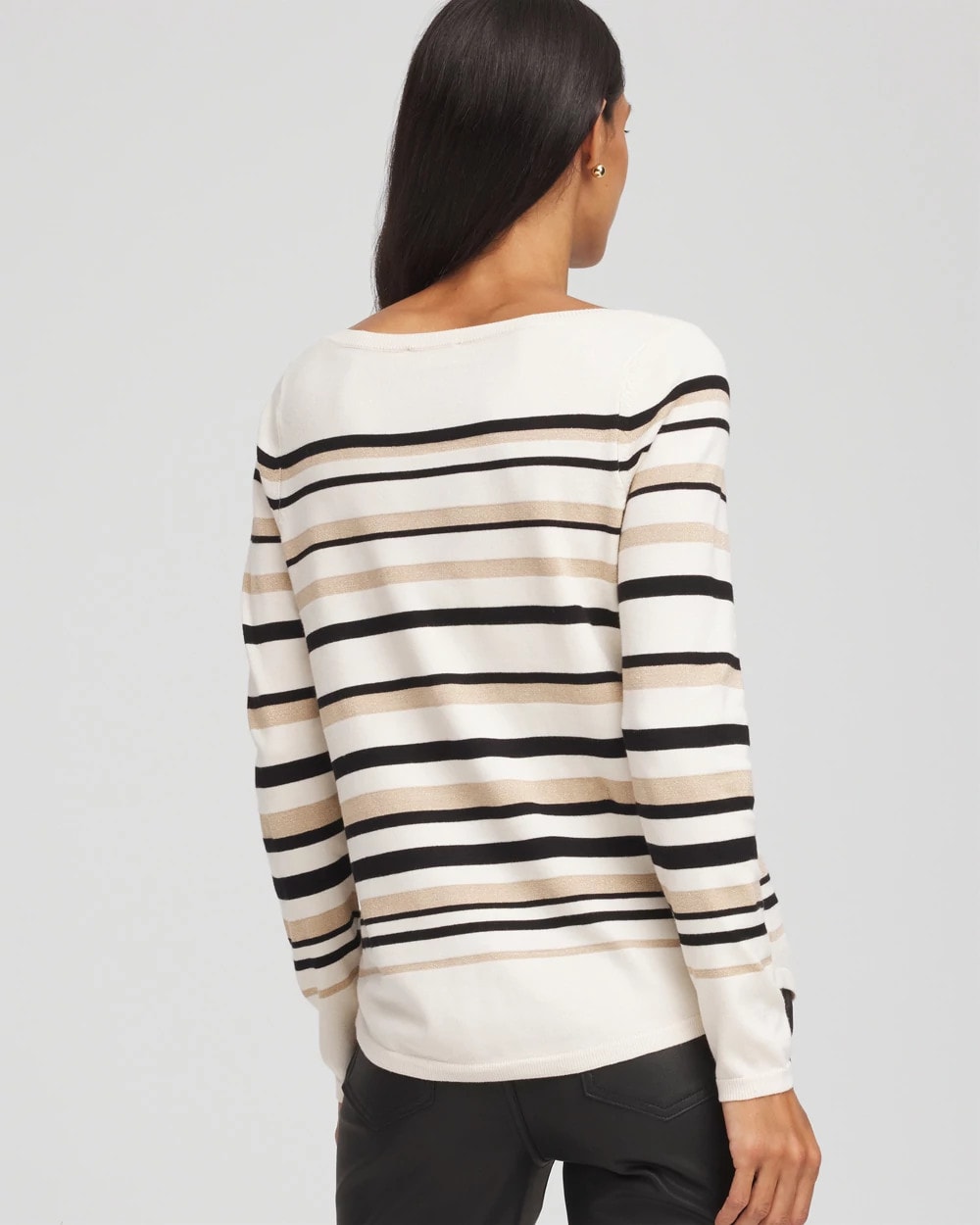 Ella Stripe Boatneck Sweater - Chico's