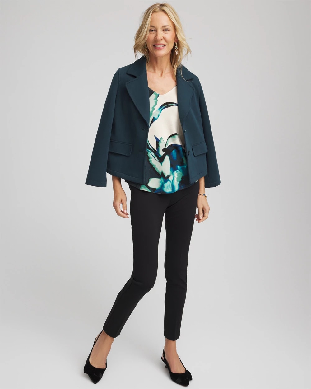 Ella Glacier V-Neck Pullover - Chico's