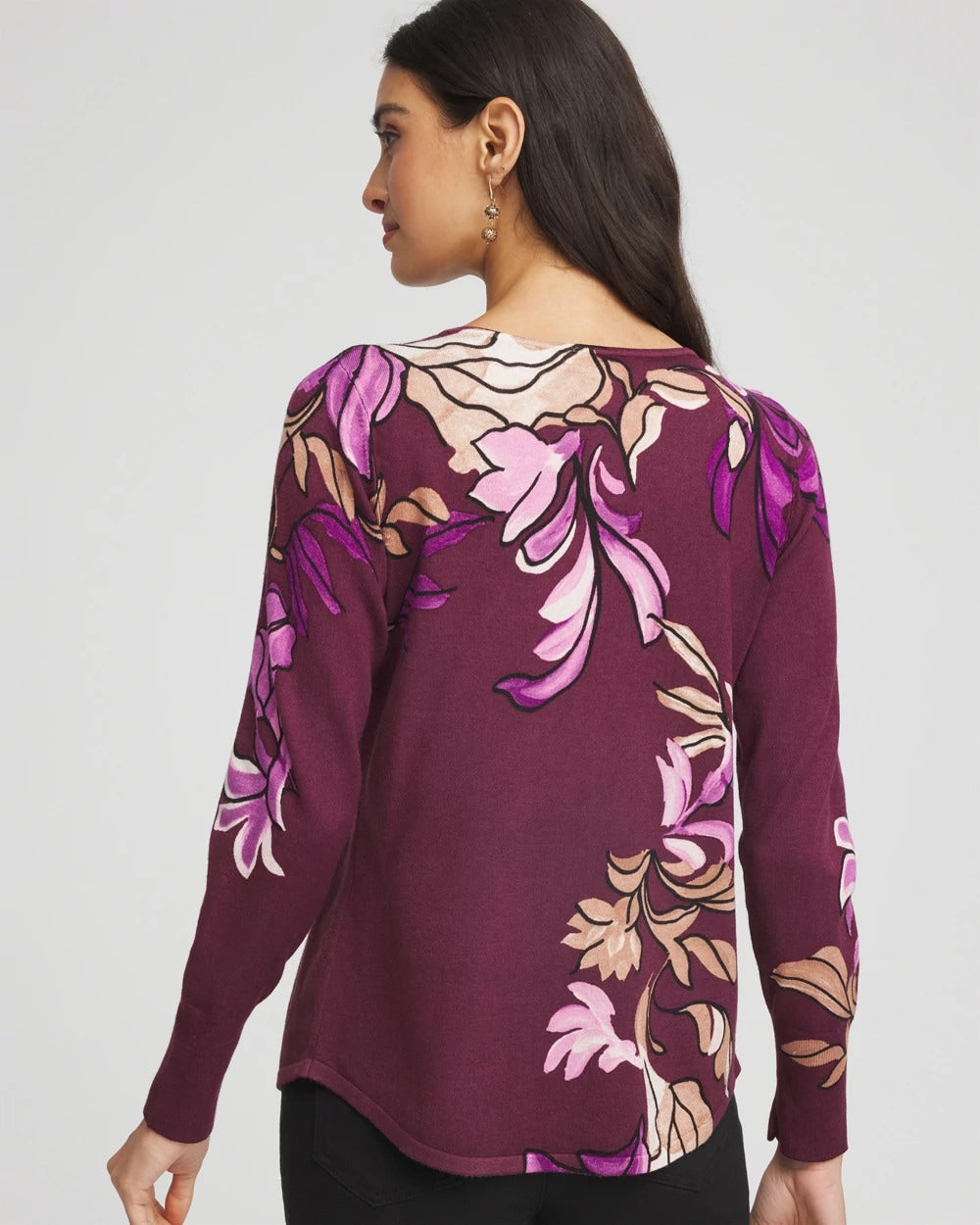 Ella V-Neck Artisanal Pullover Sweater - Chico's