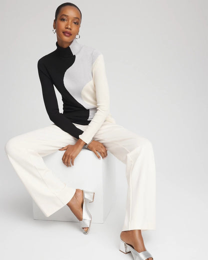 Ella Turtleneck Intarsia Sweater - Chico's