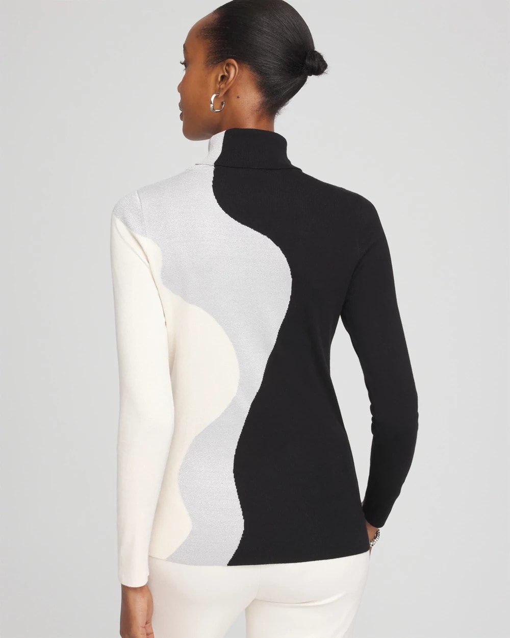 Ella Turtleneck Intarsia Sweater - Chico's