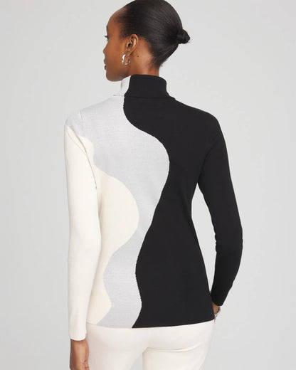 Ella Turtleneck Intarsia Sweater - Chico's