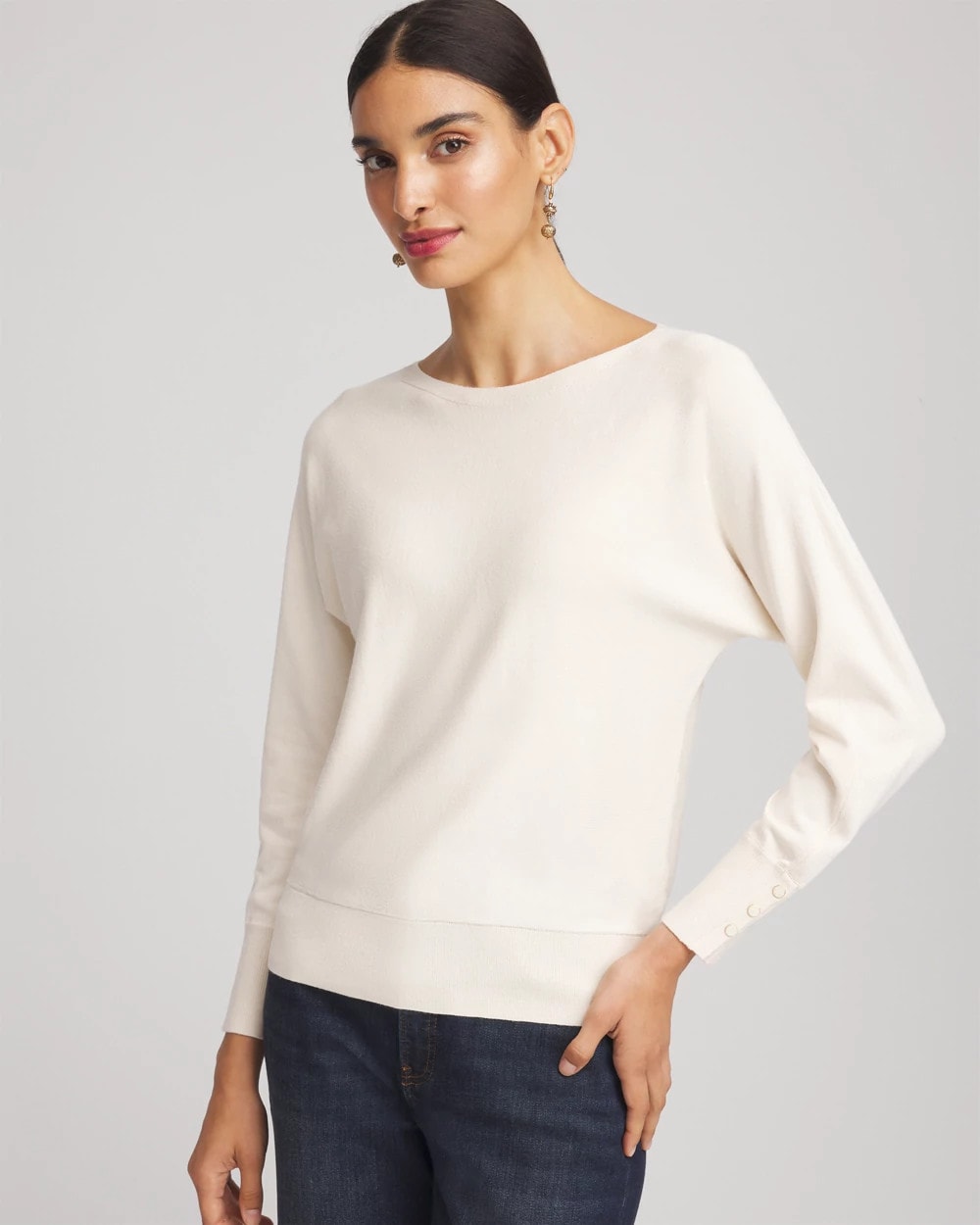 Ella Boatneck Pullover Sweater - Chico's