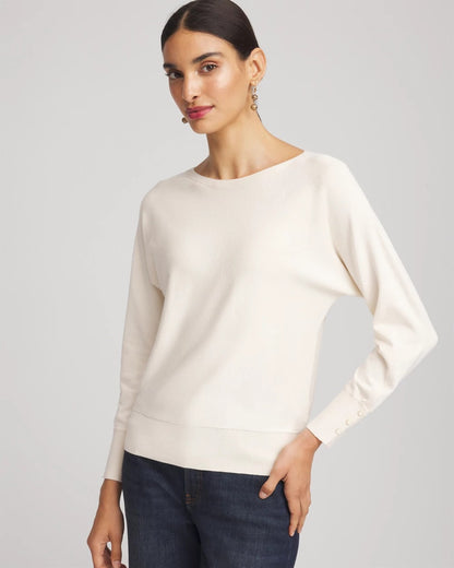 Ella Boatneck Pullover Sweater - Chico's