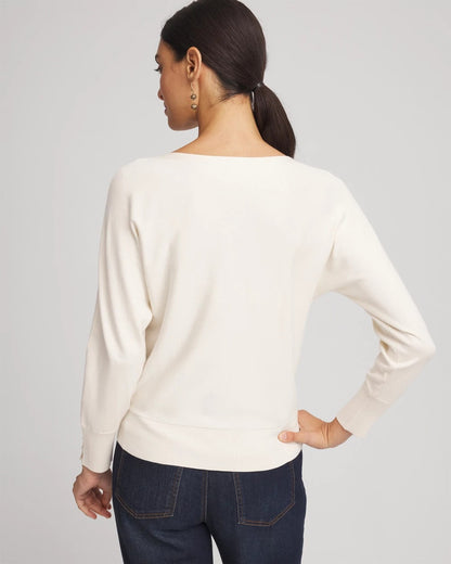 Ella Boatneck Pullover Sweater - Chico's