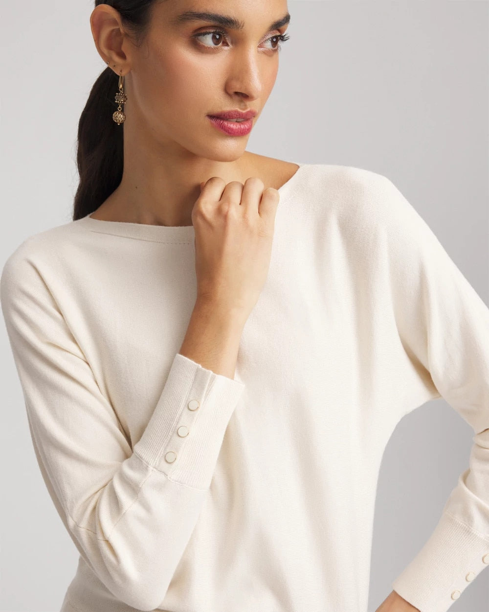 Ella Boatneck Pullover Sweater - Chico's