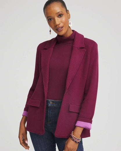 Single-Breasted Sweater Blazer - Chico's