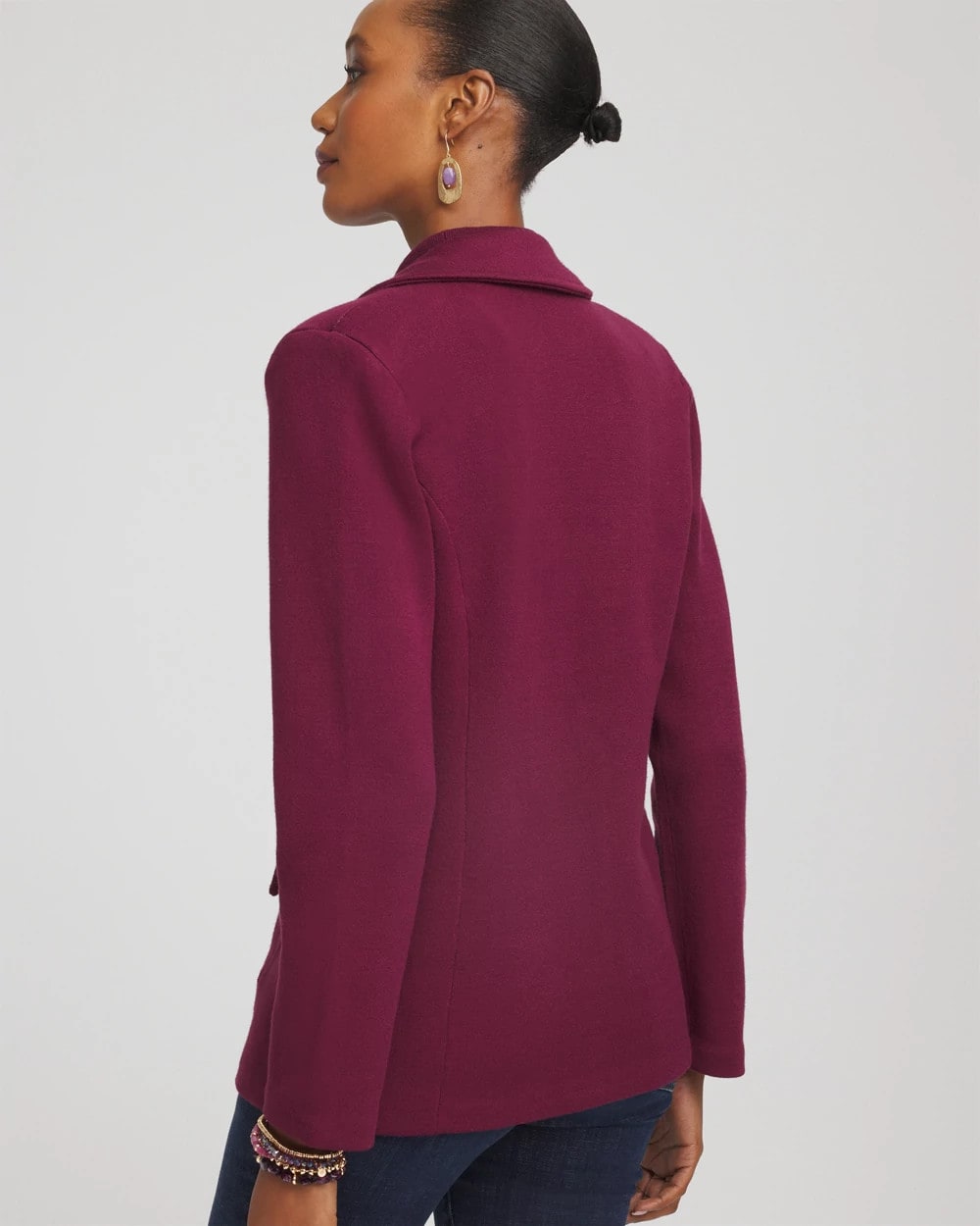 Single-Breasted Sweater Blazer - Chico's