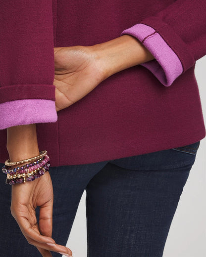 Single-Breasted Sweater Blazer - Chico's