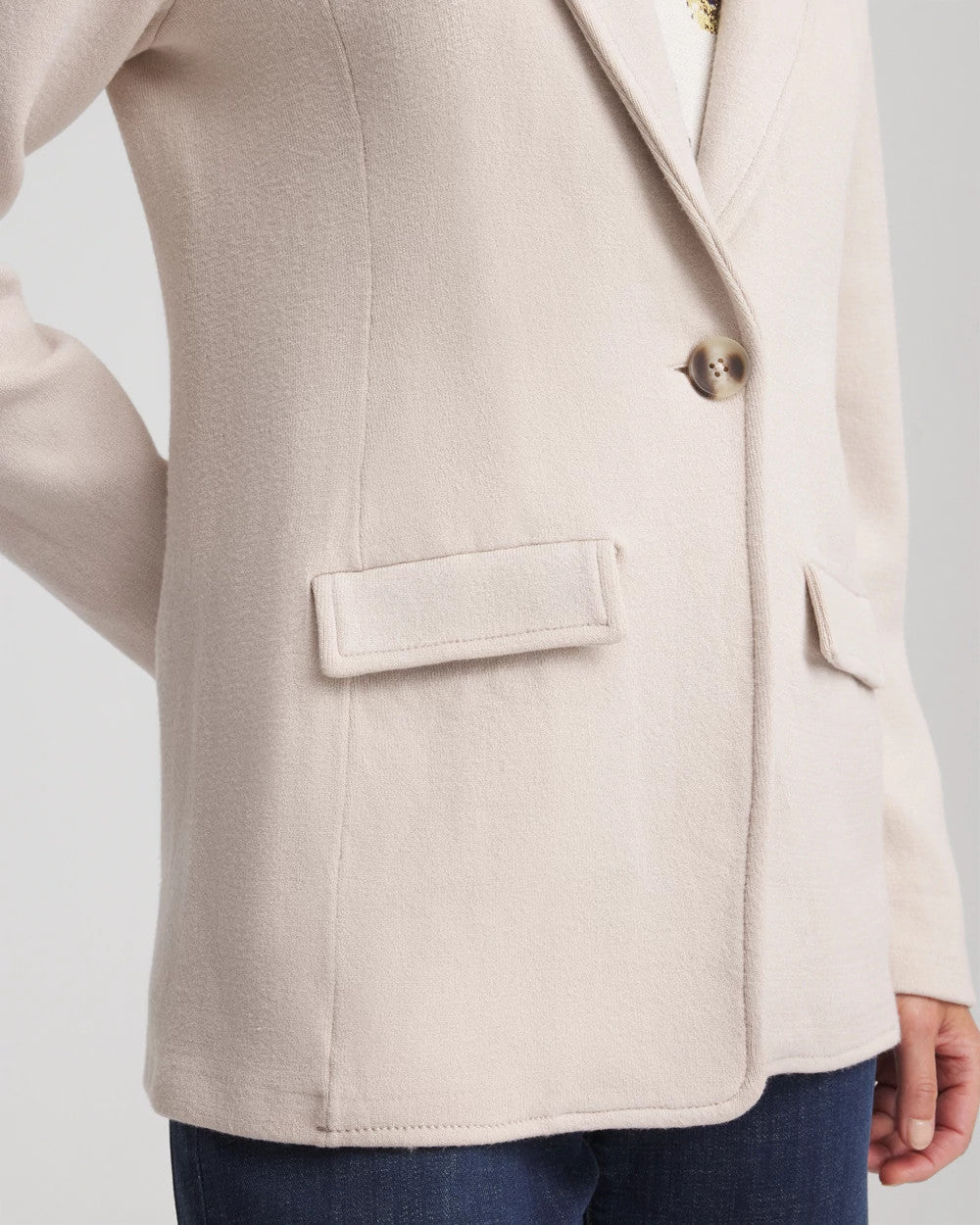 Single-Breasted Sweater Blazer - Chico's