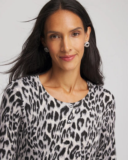 Animal Crewneck Cardigan - Chico's