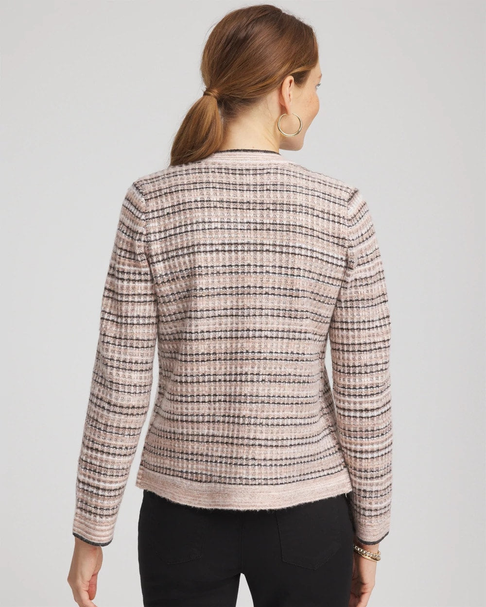 Sunset Abstract Sweater Jacket - Chico's