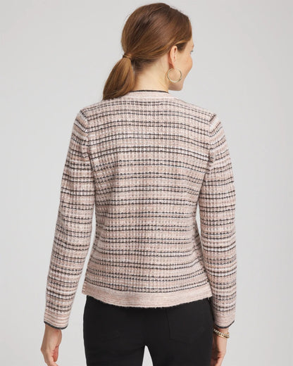 Sunset Abstract Sweater Jacket - Chico's