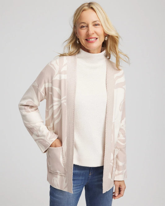 Abstract Bloom Cardigan - Chico's