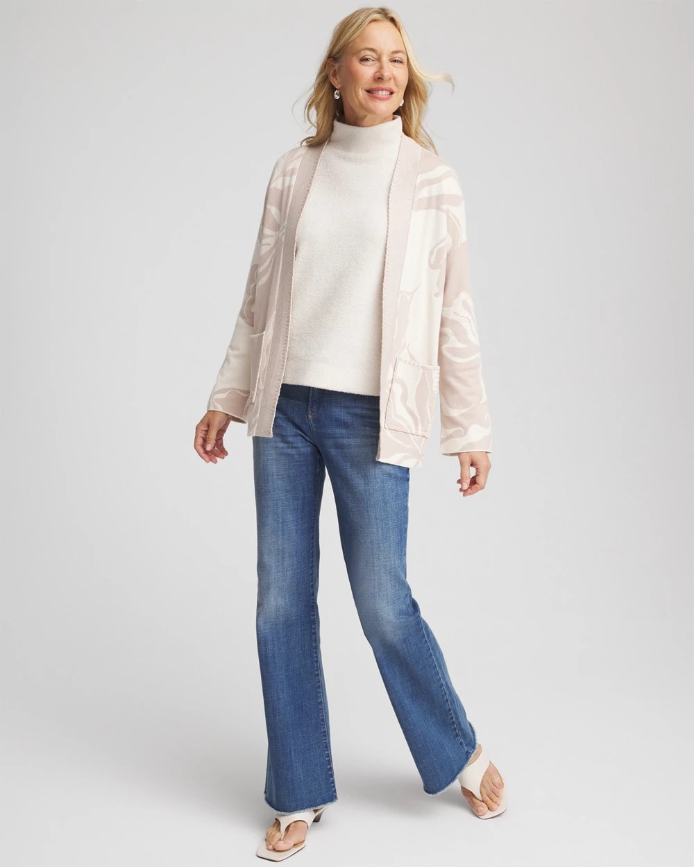 Abstract Bloom Cardigan - Chico's