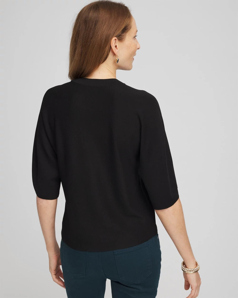 Dolman Sleeve Crew Neck Pullover Sweater - Chico's