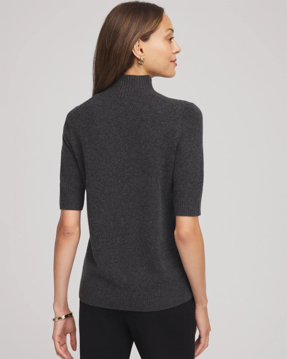 Cashmere Elbow-Sleeve Sweater - Chico's