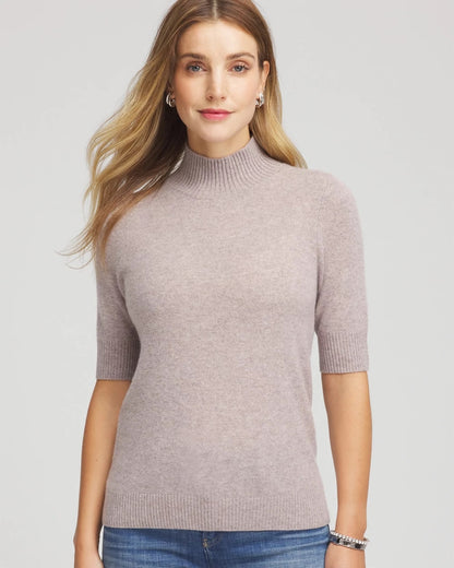 Cashmere Elbow-Sleeve Sweater - Chico's