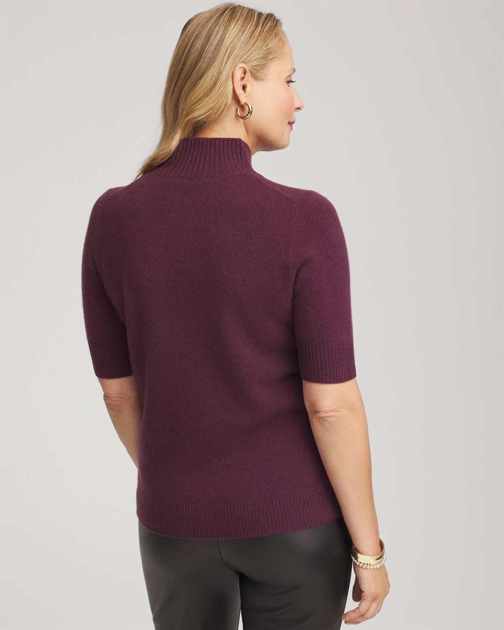 Cashmere Elbow-Sleeve Sweater - Chico's