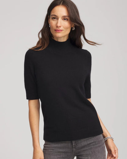 Cashmere Elbow-Sleeve Sweater - Chico's