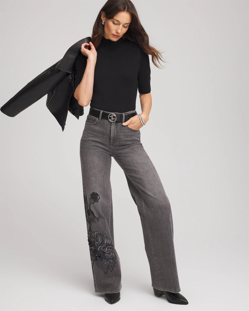Cashmere Elbow-Sleeve Sweater - Chico's